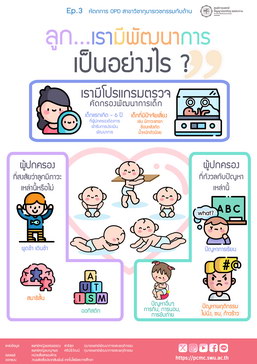 ลูก...เรามีพัฒนาการเป็นอย่างไร? โปรแกรมตรวจคัดกรองพัฒนาการเด็ก